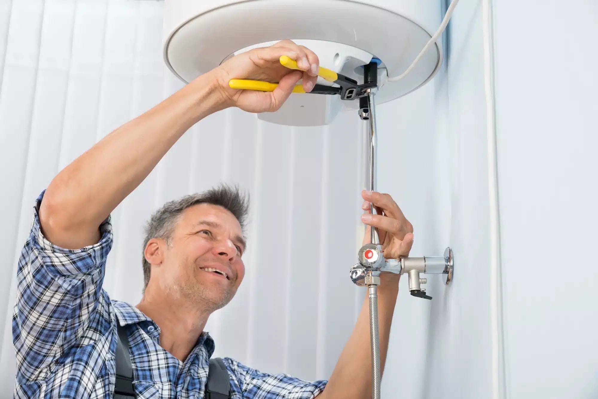 Turning off a water heater